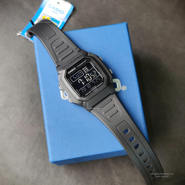 Đồng hồ Nam Chính hãng CASIO W-800H-1B - Pin 10 năm