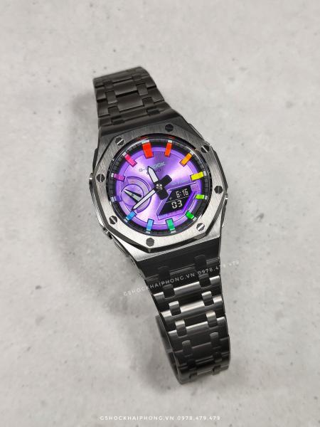 G-SHOCK GA-2100AP - Full Gray Metal Gen 5 - Hyper Color