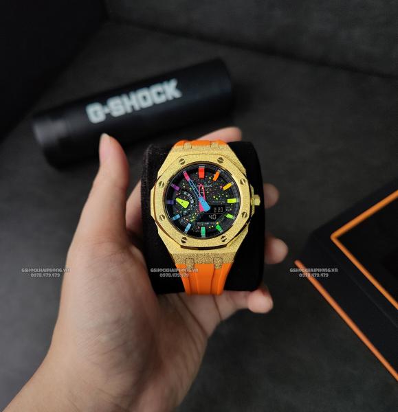 G-SHOCK GA-2100AP - GOLD STARDUST X HYPER COLOR EDITION