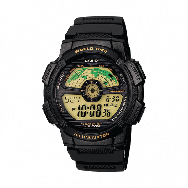 Đồng hồ Nam Chính hãng CASIO AE-1100W-1BVDF - Pin 10 năm