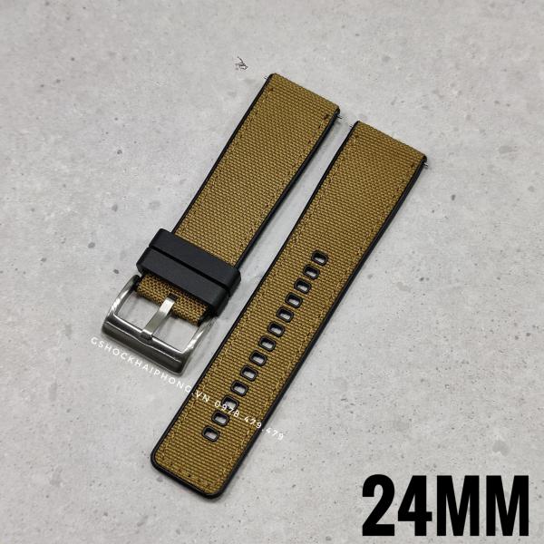 Dây vải nilon chống nước GA-2000 / GA-2200 ( 24mm ) ( Màu Tan quân đội )