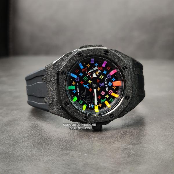 G-SHOCK GA-2100AP - HYPER BLACKFROST X LV X SUPREME 