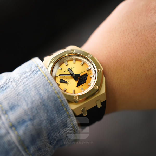 G-SHOCK GA-2100AP - PURE GOLD LAYERS EDITION
