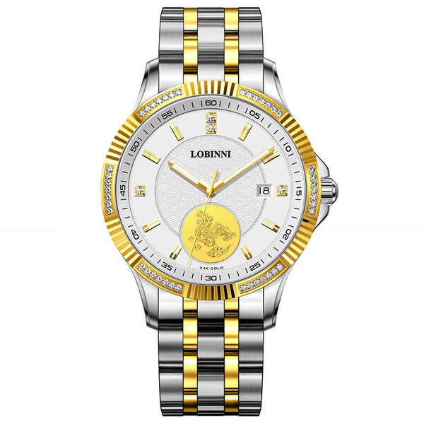 Đồng hồ nam chính hãng LOBINNI L19005-2 (Mạ vàng 24k)