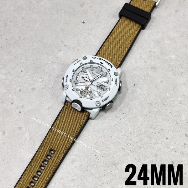 Dây vải nilon chống nước GA-2000 / GA-2200 ( 24mm ) ( Màu Tan quân đội )