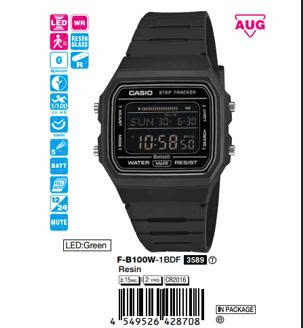 CASIO F-B100W-1B