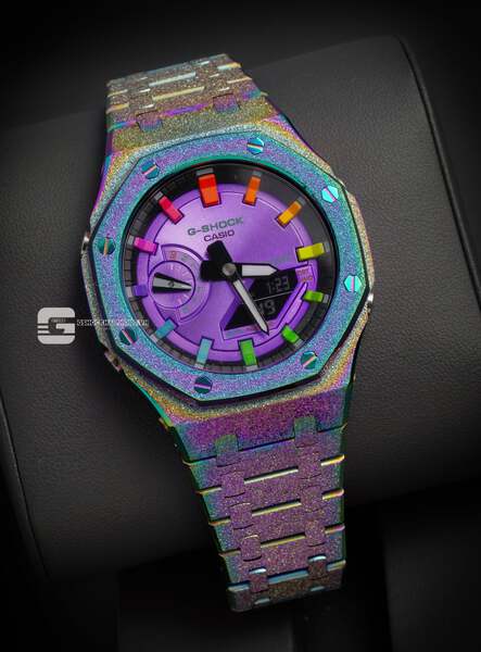 G-SHOCK GA-2100AP TITAN RAINBOW X METAL HYPER COLOR 