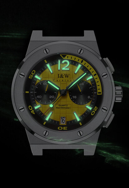 Đồng Hồ Nam I&W Carnival IW605G-3