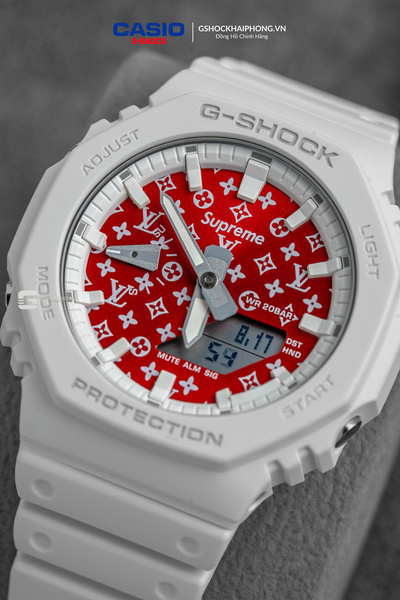 G-SHOCK GA-2100 - LV X SUP RED WHITEOUT