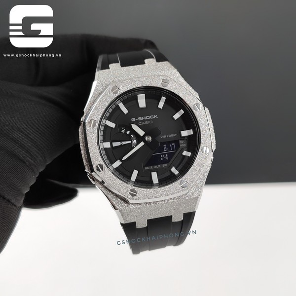 G-SHOCK GA-2100AP - Black & White Stardust 