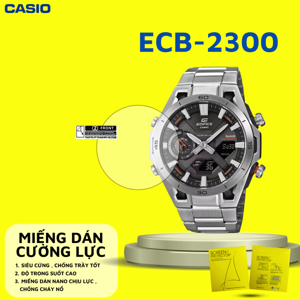 COMBO 2 Miếng dán màn hình Nano cao cấp chống trầy xước CASIO EDIFICE ECB-2300