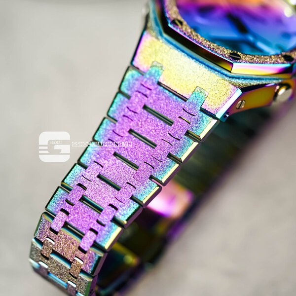 G-SHOCK GA-2100AP - TITAN STARDUST METAL RAINBOW