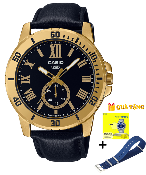 CASIO MTP-VD200GL-1B - QUÀ TẶNG TRỊ GIÁ 600K