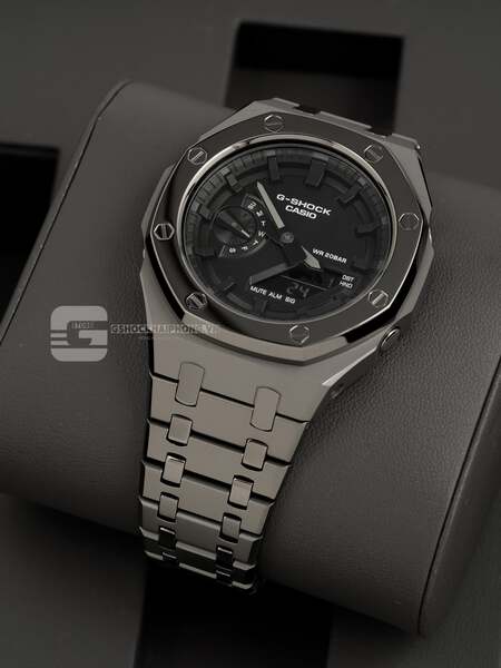 G-SHOCK GA-2100AP - GUN METAL LAYERS X BLACK CARBON DIAL