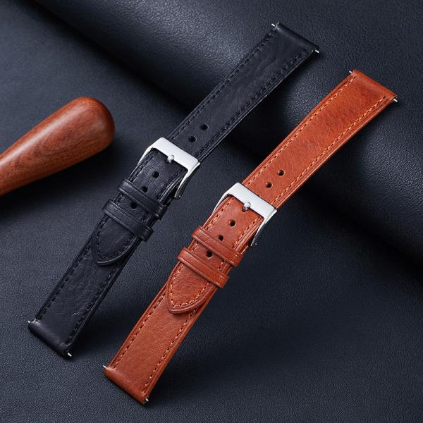 Dây da bò thuộc thảo mộc Ý - Size 18mm/ 20mm/ 22mm