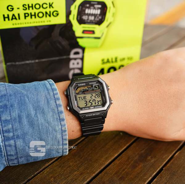 CASIO WS-1600H-1A -  QUÀ TẶNG TRỊ GIÁ 200K