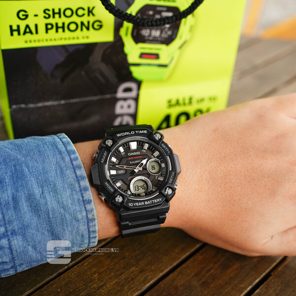  CASIO AEQ-120W-1A  - QUÀ TẶNG TRỊ GIÁ 300K