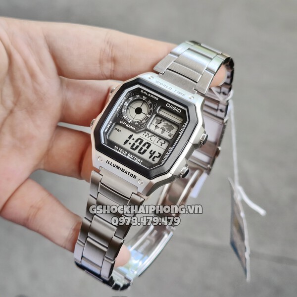 CASIO AE-1200WHD-1A -  QUÀ TẶNG TRỊ GIÁ 300K