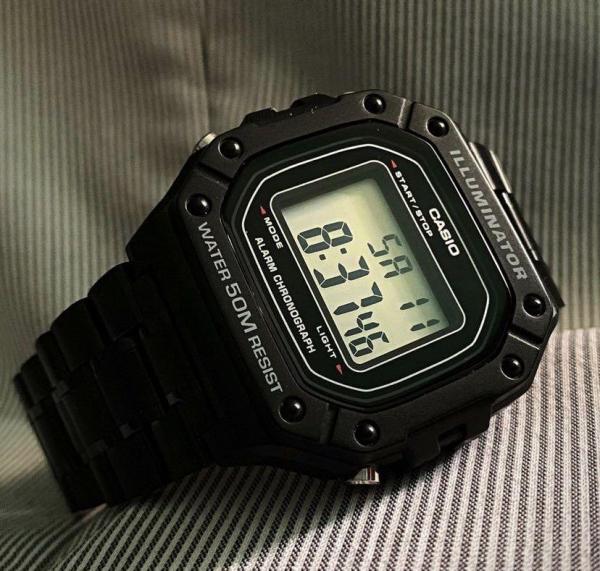Đồng hồ Nam Chính hãng CASIO W-218H-1A - Pin 10 năm
