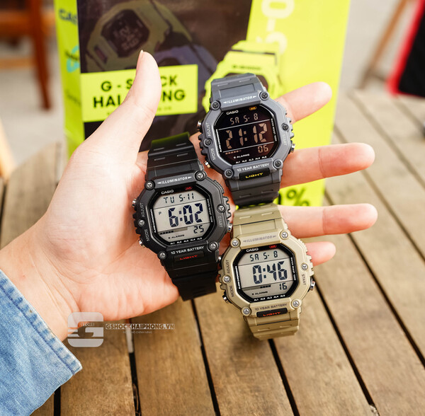 Đồng Hồ Nam Chính hãng Casio AE-1600H-8A - Pin 10 năm