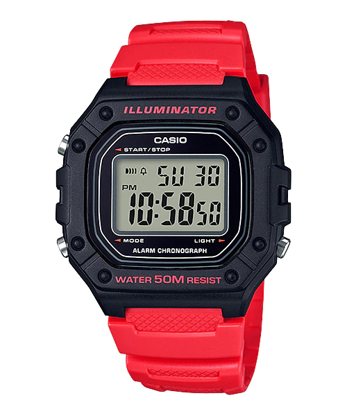 Đồng hồ Nam Chính hãng CASIO W-218H-4B - Pin 10 năm