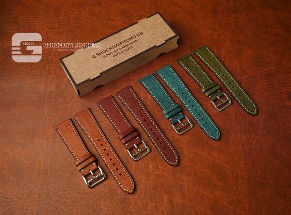 Da Ý nhập khẩu PUEPLO màu Retro - SIZE 20MM/ 22MM