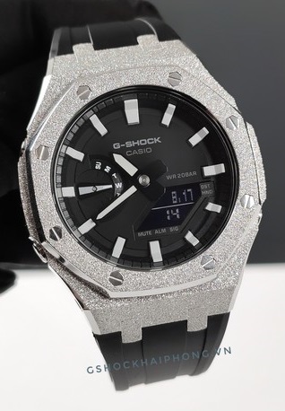 G-SHOCK GA-2100AP - Black & White Stardust 