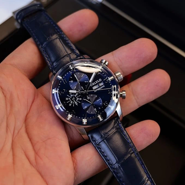 ĐỒNG HỒ NAM CHÍNH HÃNG OVLVLO IM-MUT XANH NƯỚC BIỂN