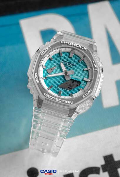  GA-2100 - Clear Blue Tiffany Waffle