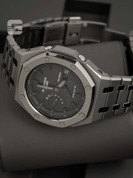 G-SHOCK GA-2100AP - GUN METAL LAYERS X BLACK CARBON DIAL