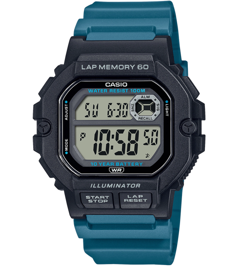 Đồng hồ Nam Chính hãng CASIO WS-1400H-3A - Pin 10 năm