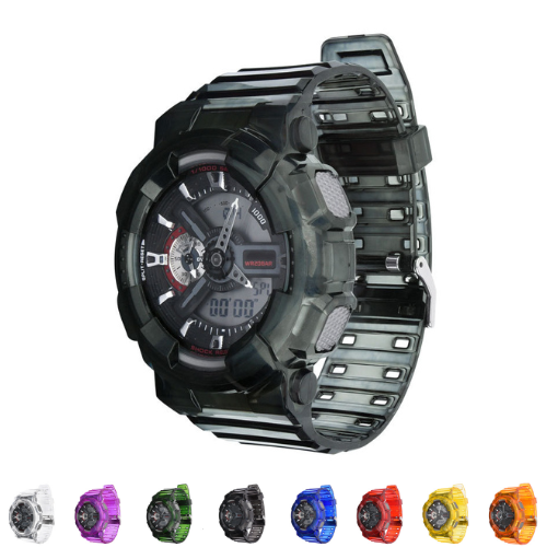 Bộ vỏ Jelly trong suốt - Lắp vừa GA-110/GA-120/GA-140 ( Kích vào sp chọn màu vỏ )