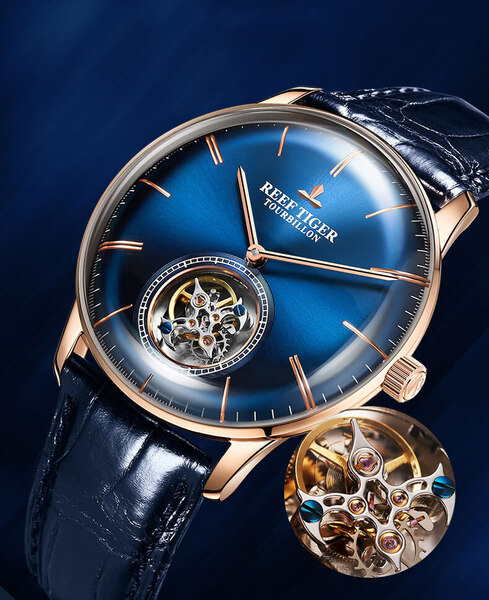 Đồng hồ nam Reef Tiger Tourbillon RGA1930-1