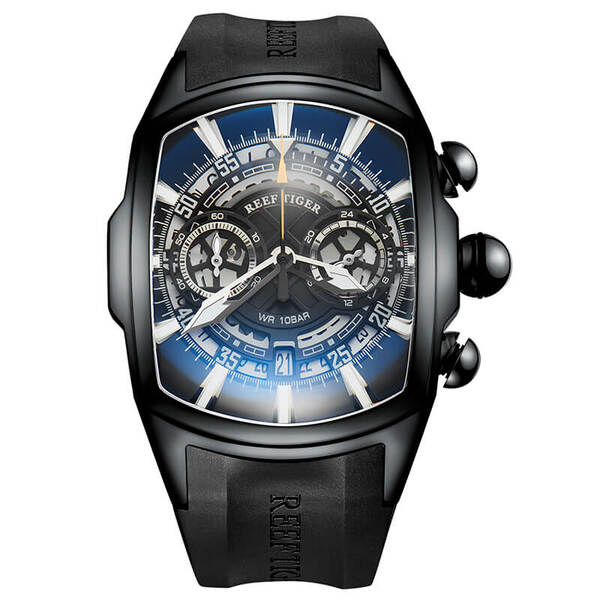Đồng hồ nam Reef Tiger Aurora Series Tank Chronograph RGA3069G-5