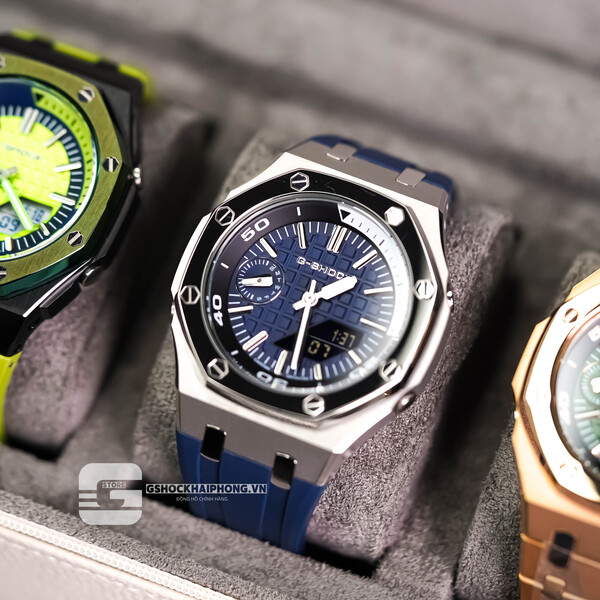 G-SHOCK GA-2100AP - THE OFFSHORE DIVER X LAYERS - DEEP BLUE 