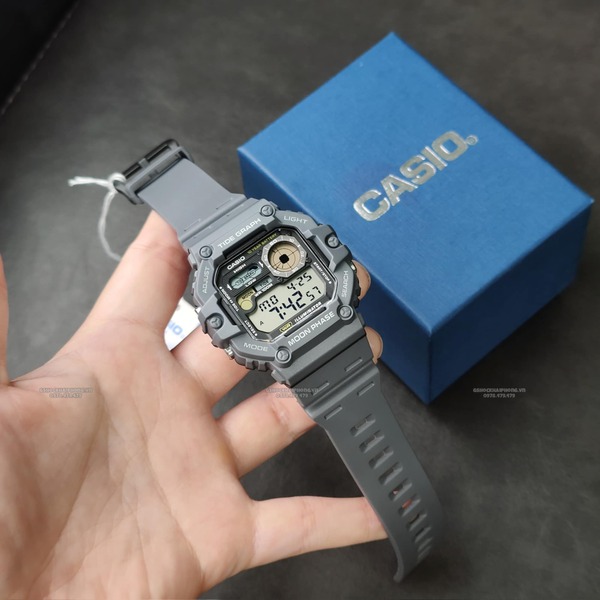 Đồng hồ Nam Chính hãng CASIO WS-1700H-2A - Pin 10 năm