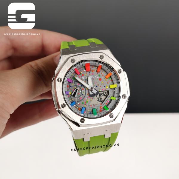 G-SHOCK GA-2100AP - Hyper Color Kermit 02