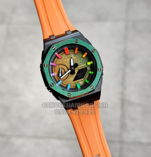 G-SHOCK GA-2100AP - Special Moss Orange