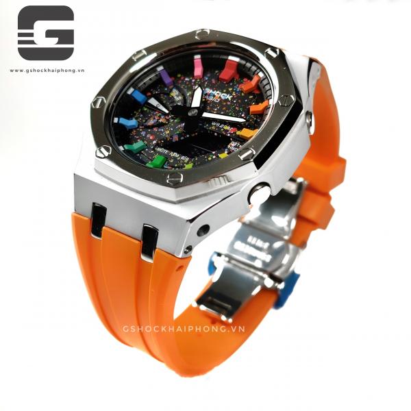 G SHOCK GA-2100AP - Layers Orange Rainbow