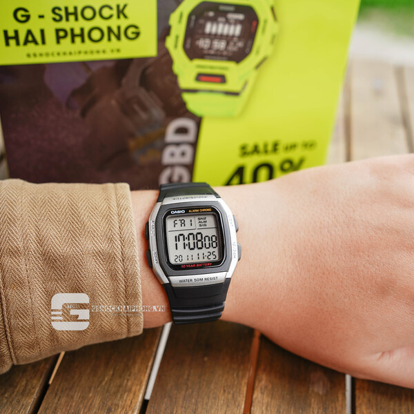 CASIO W-96H-1A -  QUÀ TẶNG TRỊ GIÁ 200K