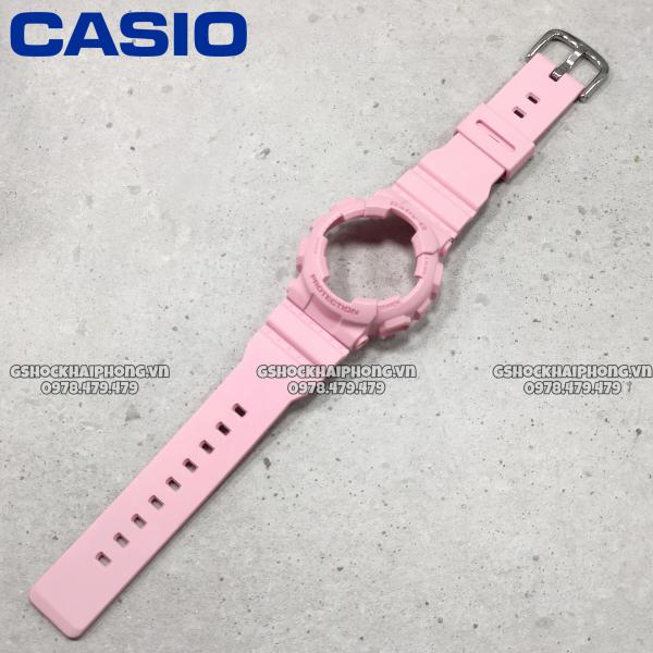 Bộ vỏ chính hãng Baby-G BA-110-4A1 ( màu hồng ) - Lắp vừa BA-130