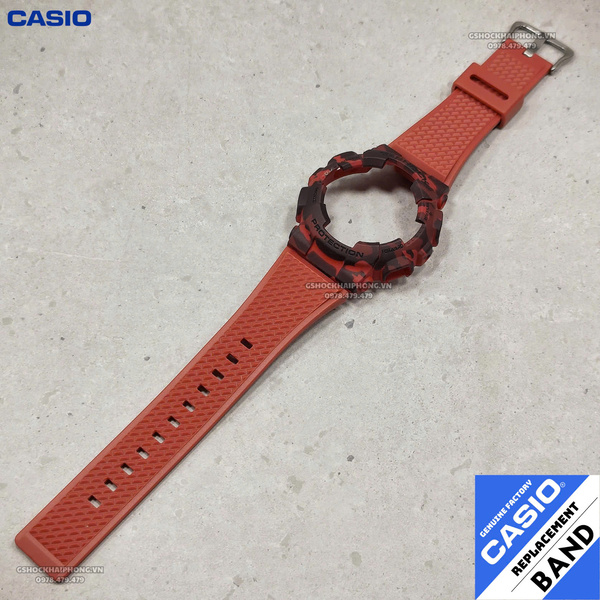 Set dây vỏ GA-100/110/120/140 - Mix mặt Camo dây cam