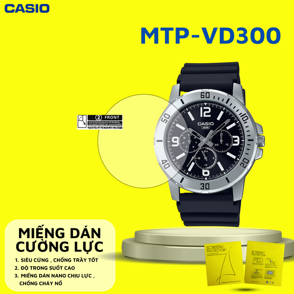 COMBO 2 Miếng dán màn hình Nano cao cấp chống trầy xước CASIO MTP-VD300