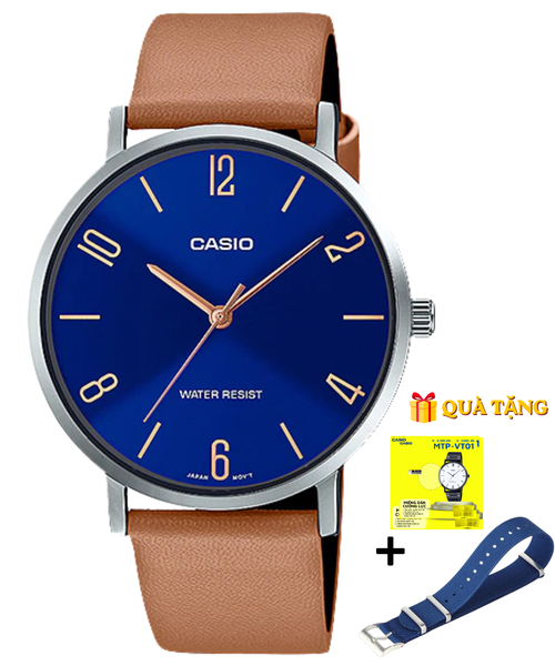 CASIO MTP-VT01L-2B2 - QUÀ TẶNG TRỊ GIÁ 600K