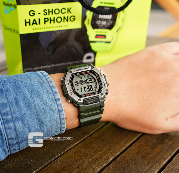 Đồng hồ Nam Chính hãng CASIO MWD-110H-3A - Pin 10 năm