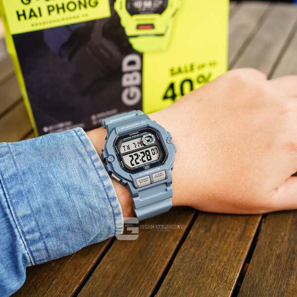 Đồng hồ Nam Chính hãng CASIO WS-1400H-2A-Pin 10 năm
