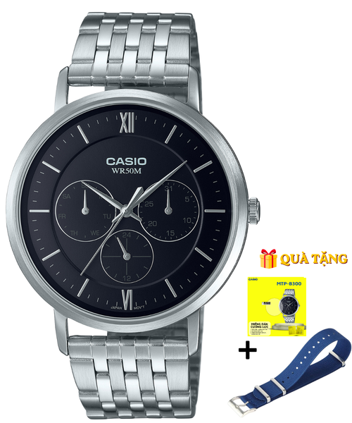 CASIO MTP-B300D-1A - QUÀ TẶNG TRỊ GIÁ 600K