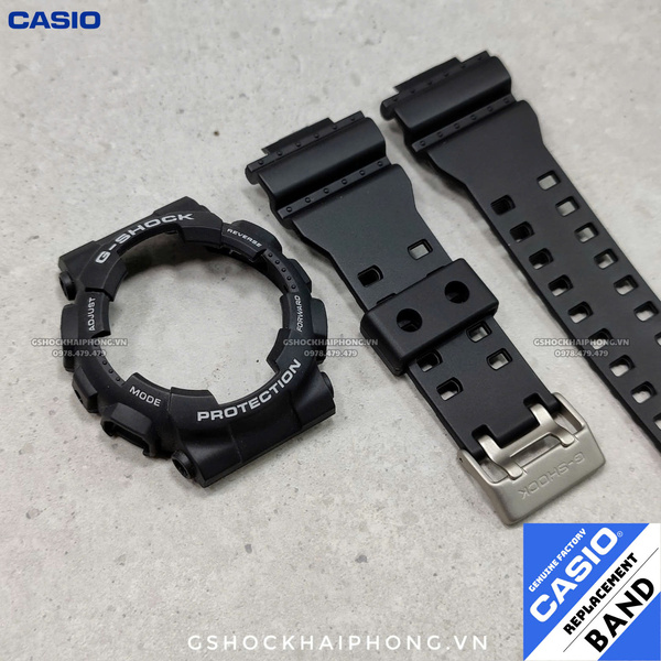 Bộ vỏ GA-100/110/120/140 - Full đen chữ trắng 