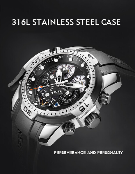 Đồng hồ nam chính hãng Reef Tiger RGA3503-3