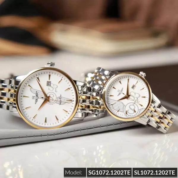 Đồng Hồ Đôi Chính Hãng SRWATCH Timepiece couple TE SR1072.1202TE